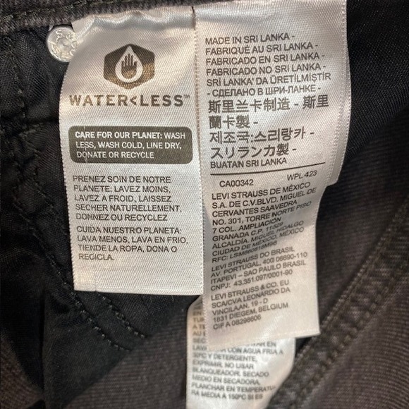 Levi Strauss Co Silver Tab Mom Jeans W29 L27 Gray‎ Waterless Denim - Picture 3 of 10